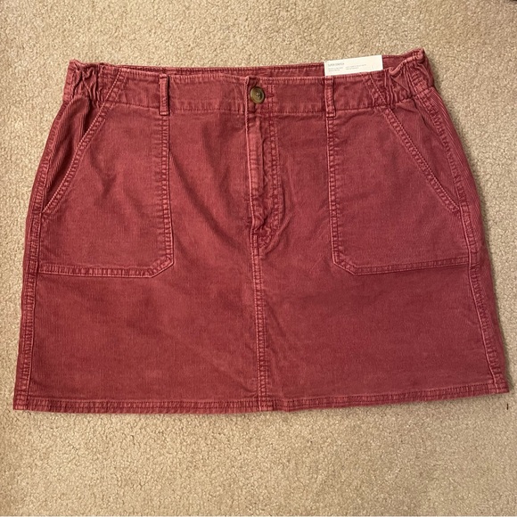 High Rise A Line Skirt - Picture 1 of 5